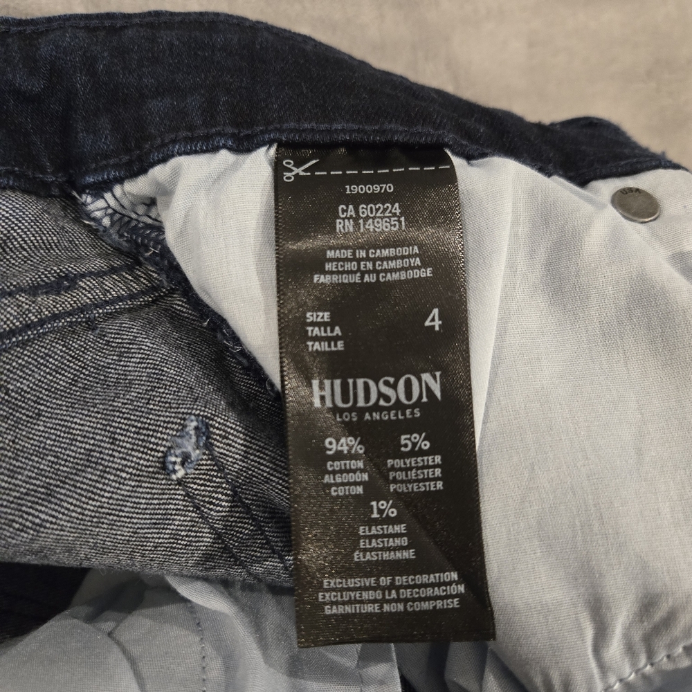 Hudson Women’s Mid Rise Straight Jean - size 27 Inseam 29" - Picture 7 of 7